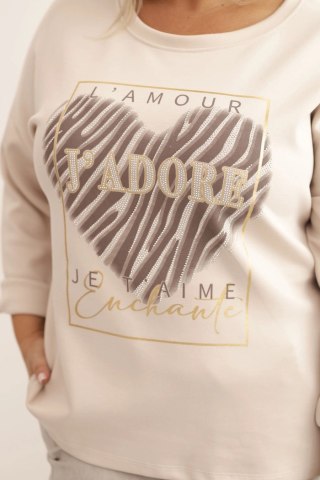 Sukienka damska Plus Size z haftem bawełniana