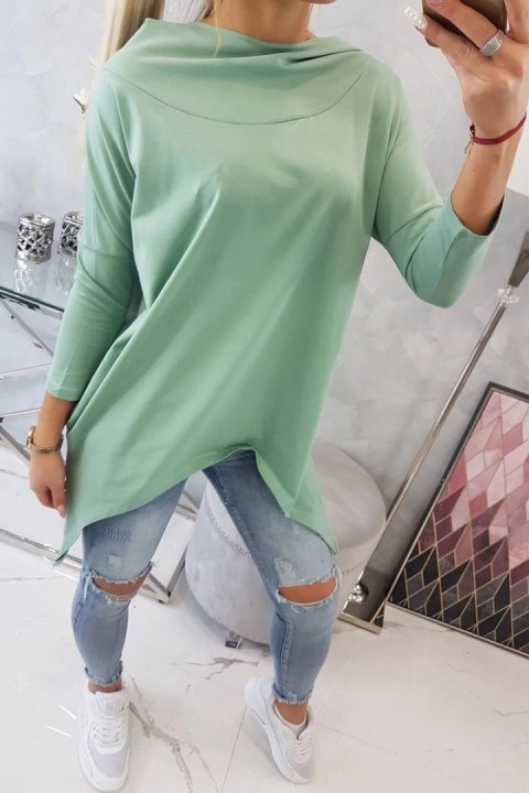 Bluza z nadrukiem skrzydeł ciemno miętowa